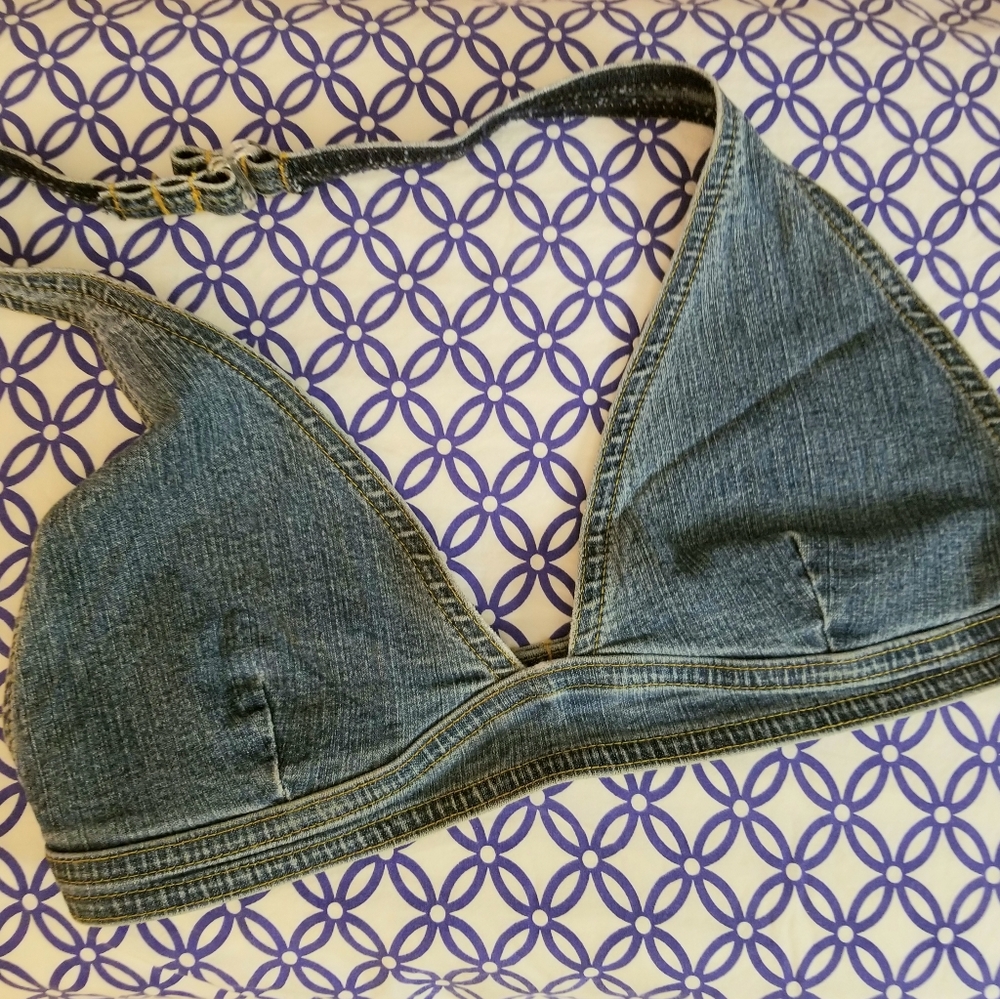 Rampage swim bikini top NWOT